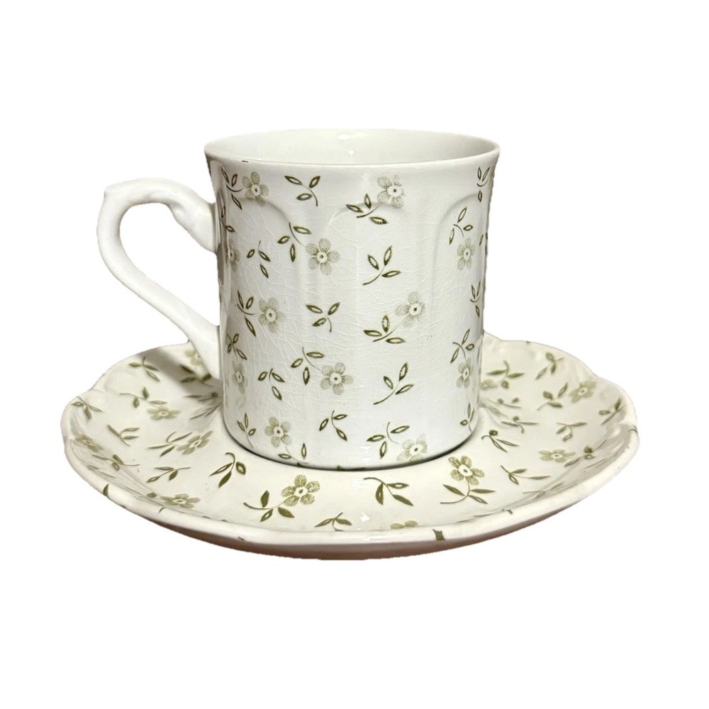 Floral Vintage England Bone China Tea Set